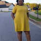 Hailey Basic Midi Dress (Plus)