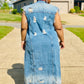 Brooklyn Denim Duster Vest (Plus)