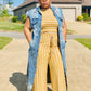 Brooklyn Denim Duster Vest (Plus)