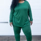 Jade Crew Neck Lounge Set (Plus)